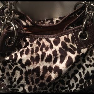 Leopard print purse